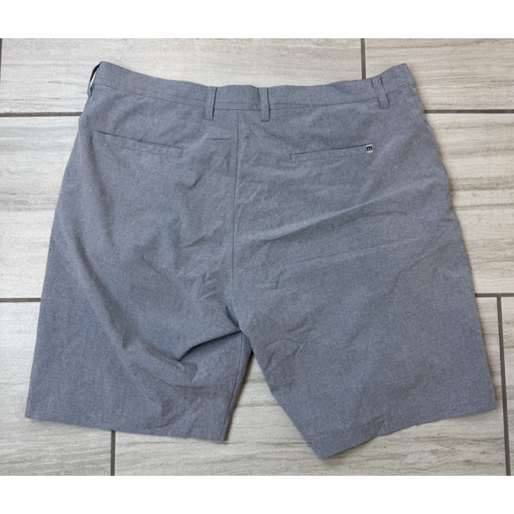 Travis Mathew Lot 2 pair Golf Shorts Men's size 40 Heathered Gray & Black - Picture 2 of 12